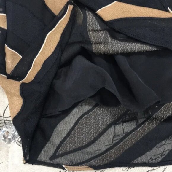 Prabal Gurung Animal Print Tie Neck Blouse - Picture 6 of 11